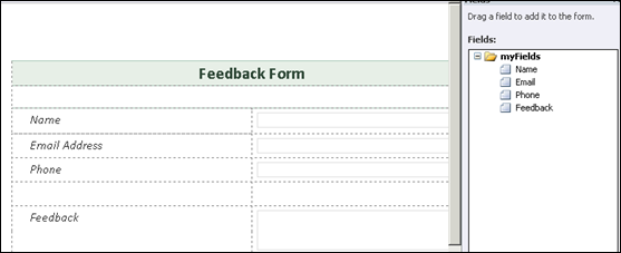 Adding Controls to InfoPath 2010 Form